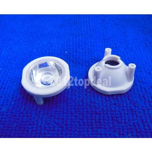 50pcs 25 Degree LED Lens for 1w 3w 5W high power led DIY