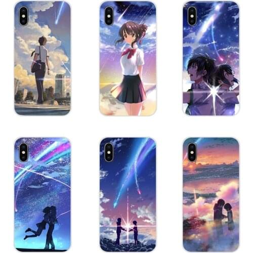 Anime Your Name For Samsung A10 A30 A40 A50 A60 A70 M30 Galaxy Note 2 3 4 5 8 9 10 PLUS Accessories Phone Cases Covers