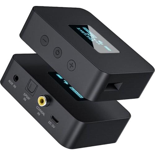 Bluetooth-compatible 5.0 Aptx LL Low Latency Transmitter Receiver CSR8670 3.5mm Jack AUX Optical Wirlesss -Audio Adapter