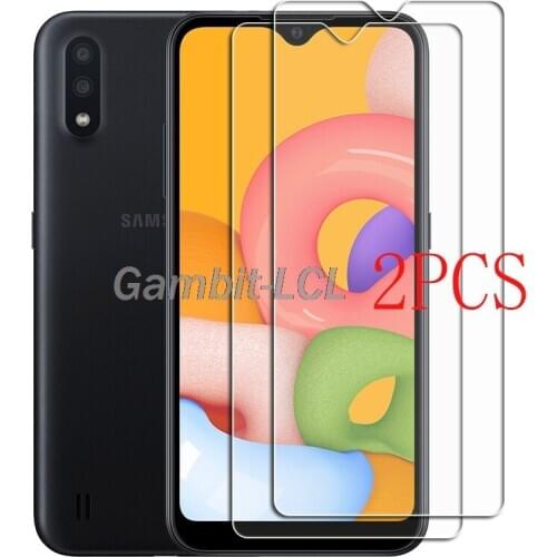 For Samsung Galaxy M01 Tempered Glass Protective For SM-M015F SM-M015G M015F 5.7" Screen Protector Phone cover Glass Film