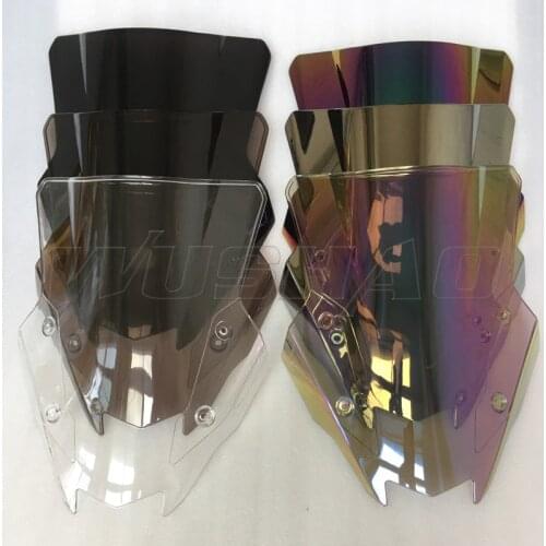 Motorcycle Double Bubble Windshield WindScreen Screen For 2020 2021 Kawasaki Ninja 1000 Z1000 Z 1000 SX Z1000SX Iridium