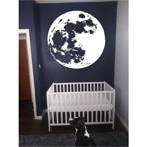 Art Sticker Gift Moon Planet Vinyl Wall Decal Home Living Room Kindergarten Childrens Room Baby Room Decoration wall decor