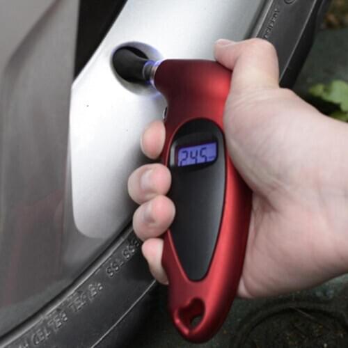 LCD LED Digital Auto Car Motorcycle Tire Tyre Air Pressure Gauge Tester Tool Tire Pressure Monitor Systems