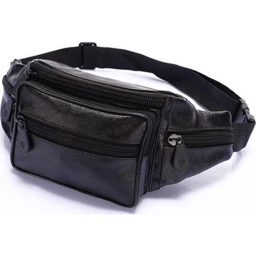 Oil Wax Travel Riding Motorcylce Hip Bum Pouch Waist Purse Clutch Bags Travel Portable Bags bolsas couro pack