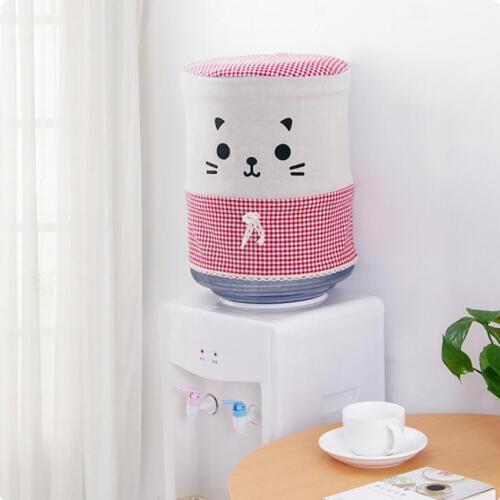 Cute Cartoon Water Dispenser Barrel Covers Durable Dust Proof Fabric Bucket Covers, Furniture Cover Protector for Home, Office