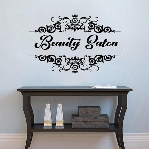 Cartoon Beauty Salon Wall Art Decal Decoration Fashion Sticker For Bedroom Decoration Wall Decoration Murals