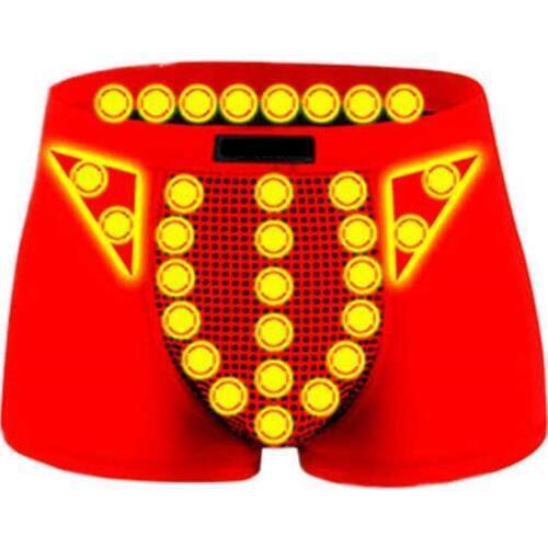 3 Pieces Pants Mens Underwear Generation Tourmaline Ice Silk Breathable Mens Sexy Underwear British Magnetic Therapy Boxer