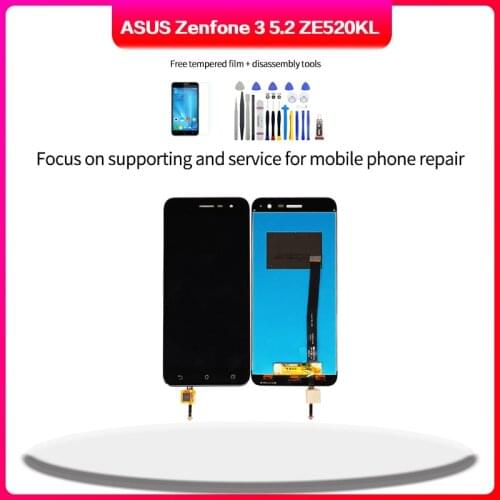 Original Display ForAsus Zenfone 3 5.2 ZE520KLTouch Screen Digitizer Assembly ForAsus Zenfone 3 5.2 ZE520KL Replacement