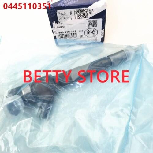 Genuine New Diesel Common Rail Fuel Injector 0445110351 For Fiat/Ford