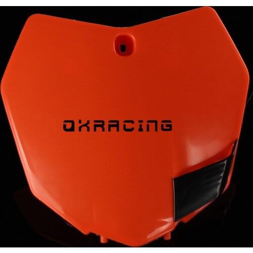 Front Name Number Plate For 2013-15 SX SXF XCF 125 250 350 450 EXC 350 450 530 XCW XCF Dirt Bike Motocross Enduro