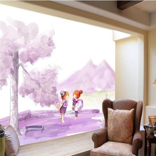 TV sofa living room background professional custom high-end mural factory wholesale wallpaper mural poster photo wall