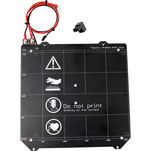 Prusa i3 mk2,mk2s upgraded mk2.5 PCB heated bed, 12V,with magnets mk2.5 heatbed prusa i3 hot bed
