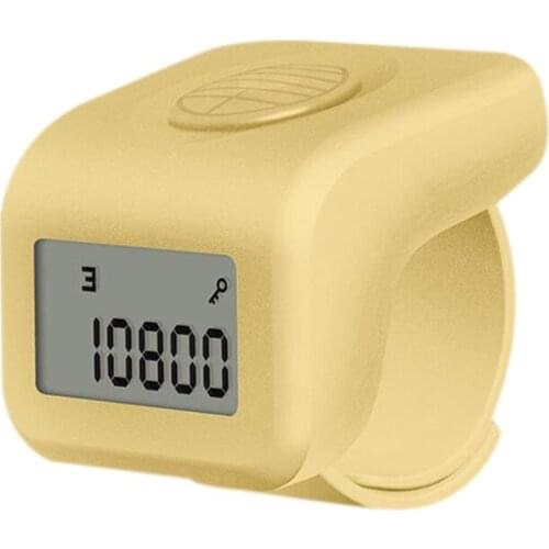 Portable Finger Counter for buddhists Use Electronic Screen Display Calculation Tools for Moving Beads when Chanting M4YD