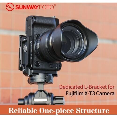SUNWAYFOTO PFL-XT3 Tripod Head QR Plate for Fuji XT3 Tripod Head L-bracket Specific Aluminum QR Plate