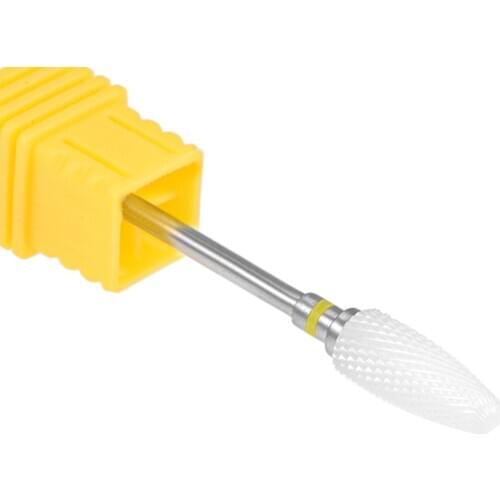 Uxcell Ceramic Nail Drill Bits 3/32 Inch Electric Nails File Bit LL08