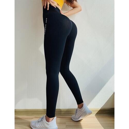 2020 New Leggings Women Pants Push Up Gym Tights Sexy Tummy Control Sport Pants High Waist Legging Fitness Female Running Pants