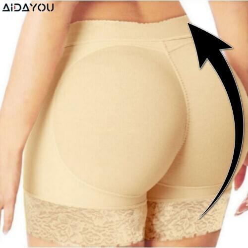 Womens Butt Lifting Underwear Push Up Hips Under Pants Pull Up Panties Lace Underwear Briefs Plus Size Knickers ouc481