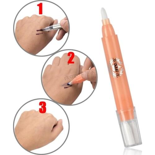 1pcs Microblading Skin Surgical Eyebrow Marker Pen with Magic Eraser Remover Brush Scribe Tool Tattoo Supplies Tattoo Accesories