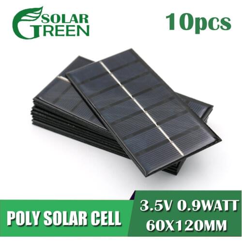 3.5V 250mA DIY Battery Power Charge 0.9Watt Solar Panel Standard Epoxy Polycrystalline Silicon Module Mini Solar Cell toy