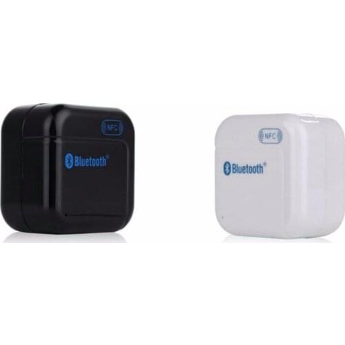 20pcs 5V DC 3.5mm NFC Bluetooth Wireless Transmitter Audio Receiver Stereo Audio Music Receiver Adapter For Speaker