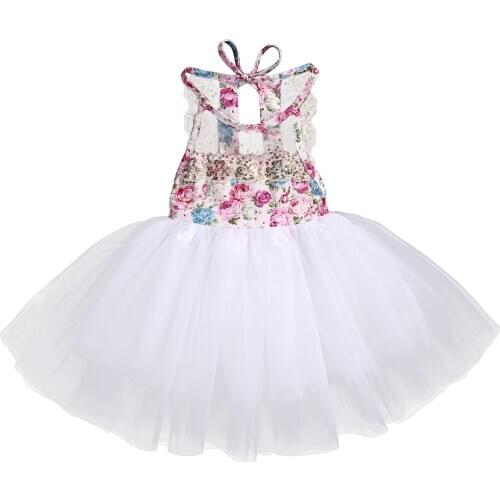 2020 Baby Dresses Sundress Baby Clothes Sequins Toddler Baby Kids Girls Dress Cute Baby Girl Tulle Tutu Floral Dress 0-3Y