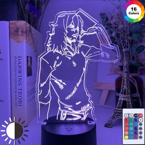 3D Lamp Anime My Hero Academia Shota Aizawa Light for Bedroom Decor Child Kids Birthday Gift Manga Aizawa Lamp My Hero Academia