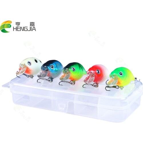 5pcs Mini Crankbait Fishing Lures Topwater Artificial Hard Bait Minnow Swimbait Wobblers Carp Fishing Lure Set