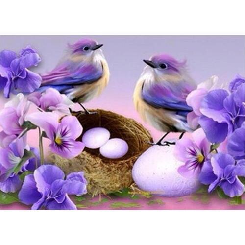 5D DIY Birds love nest Diamond Painting animal floral Full Drill Nouveaute Mosaic Embroidery Cross Stitch home decorative
