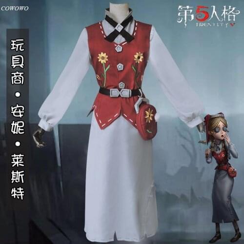 Anime! Identity V Anne Lester Toyman New Survival Lovely Uniform Cosplay Costume Halloween Carnival Party Outfit For Women 2021