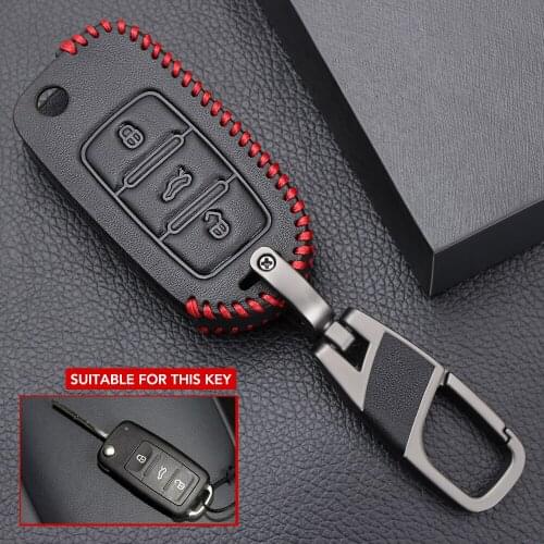 Car-Styling key cover case shell fob for VW Golf Bora Jetta POLO GOLF Passat For Skoda Octavia A5 Fabia For SEAT Ibiza Leon