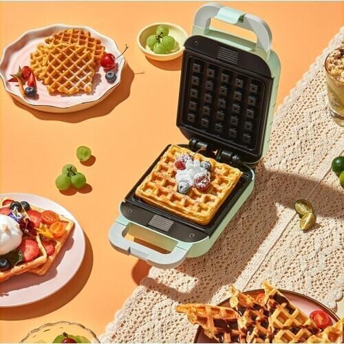 Home Mini Waffle Makers Hot-pressed Toast Bread Sandwich Electric Baking Pan Multifunctional Breakfast Machine