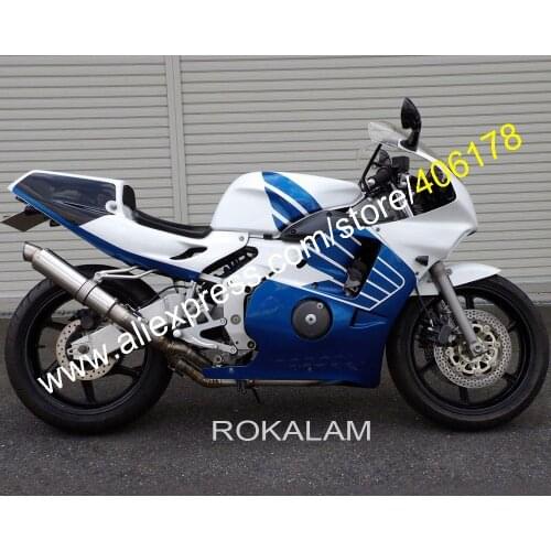Customize Blue White Fairings Set For CBR250RR 90-94 MC22 CBR250RR 1990 1991 1992 1993 1994 Fairing Kit (Injection Molding)