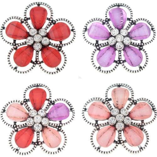 JaynaLee 18-20mm Metal Ginger Snap Button Fit Ginger Snaps Bracelets Jewelry for women men gifts GJS5334