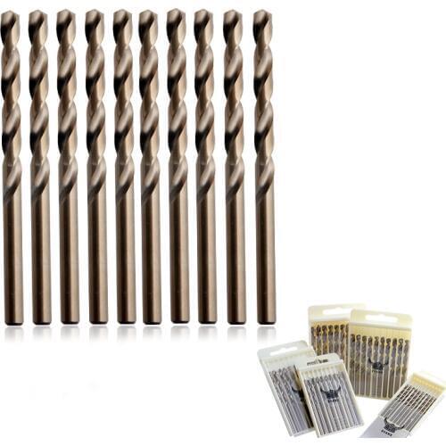 HSS Cobalt Drill Bit M35 Twist Drill Bits 1-13mm For Metal Stainless Steel Copper Aluminum Power Tool Accessories
