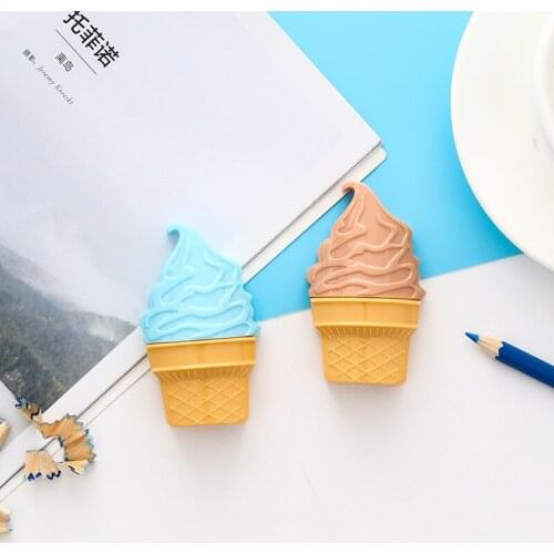 Ice-cream Cone Penknife Simple Student Supplies Pencil Sharpener Cutter