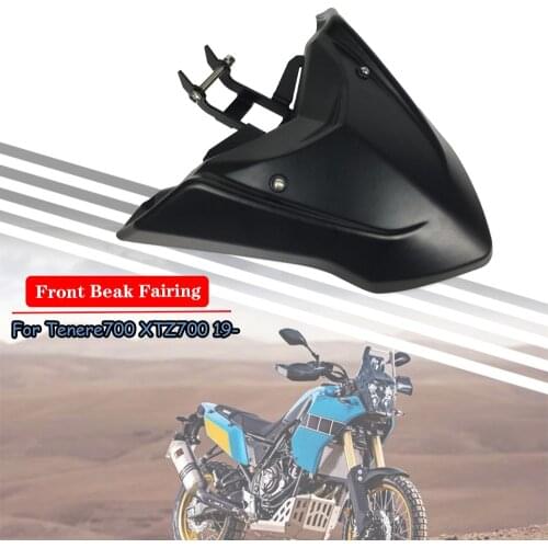 Front Fender Beak For Tenere 700 XTZ700 Tenere700 Motorcycle Accessories Front Fairing Cowl Guard Extension 2021 2020 2019