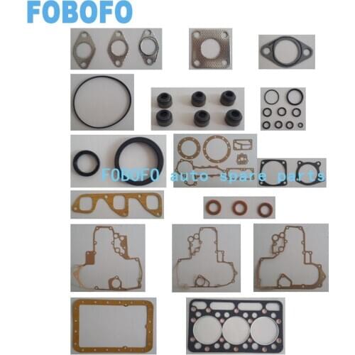 Engine Full gasket overhaul set kit for Kubota engine 3D87 D1703