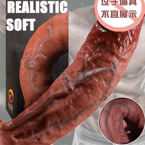 Realistic Huge Silicone Dildos Adult Female Masturbator sex toys Dildo with Sucker Large Penis Anal Sex Women strap on Big Dick