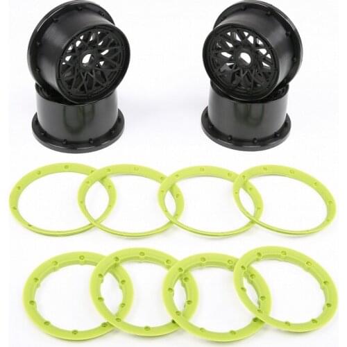 Rovan 1/5 BAJA tyres wheels 5B front & rear wheel hubs and beadlocks set new (Gen.5) 85315