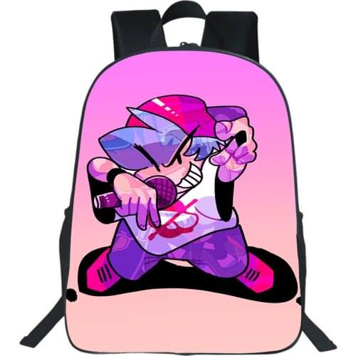 Game Friday Night Funkin Backpacks Boys Girls School Bags Teengaer School Bagpack Mochila Children Back To School Bookbag