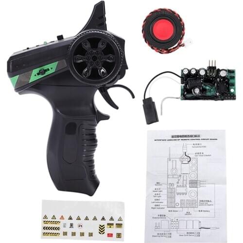 Sound System Transmitter Receiver Board Horn Upgrade Accessories for WPL D12 C24 B24 B36 MN D90 RC Truck Car Parts