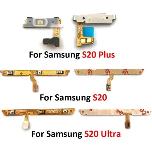 20Pcs/Lot，For Samsung Galaxy S20 / S20 Plus / S20 Ultra Power Switch On/Off Button Volume Key Button Flex Cable