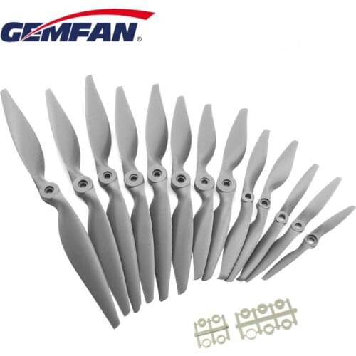 2PCS Gemfan 4.75X4.75/5X5/6X4/7X5/8X4/8X6/9X6/10x5/10x7/11x5.5/11X7/12x6/13x6.5/14x7 2-Blade Propeller For RC Airplane Parts DIY