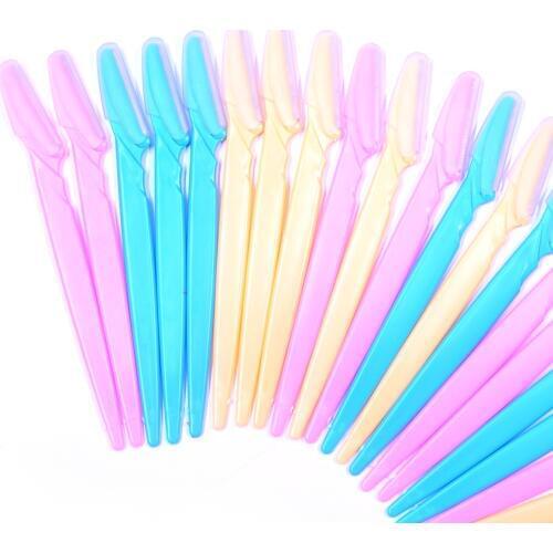 YZWLE 3PCS/Lot Women Facial Face Razor Eyebrow Trimmers Blades Shaver Makeup Beauty Tools