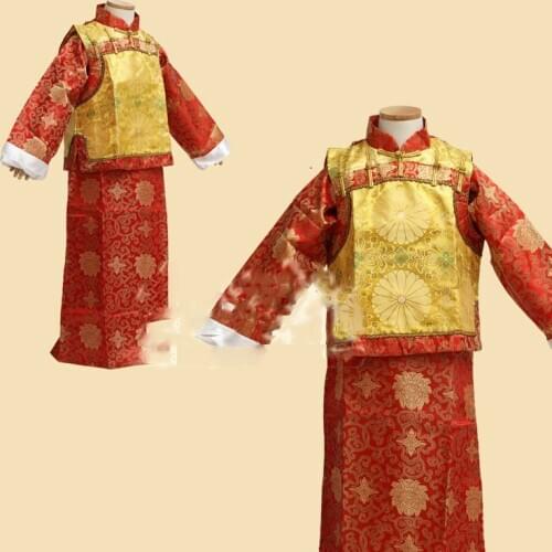 3 Designs Qing Dynasty Rich Boy Costume Hanfu for Childrens Day or Halloween Cosplay Hanfu BeiLe or Prince Hanfu including hat