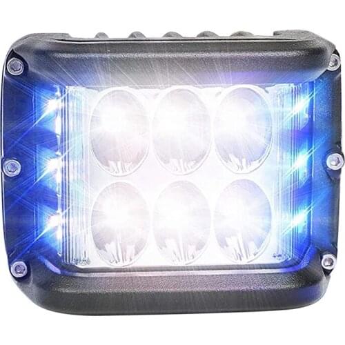 4Inch Dual Side Shooter Off Road Strobe Light Bar LED Work Lights Fog Light for Truck Trailer Boat SUV RV