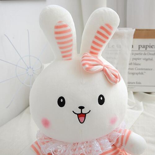 45/55cm Cute Stuffed Animals Toys Stuffed Rabbit Sitting Toys Soft Doll Birthday Gifts For Girls PP Cotton Kids Plush Toys