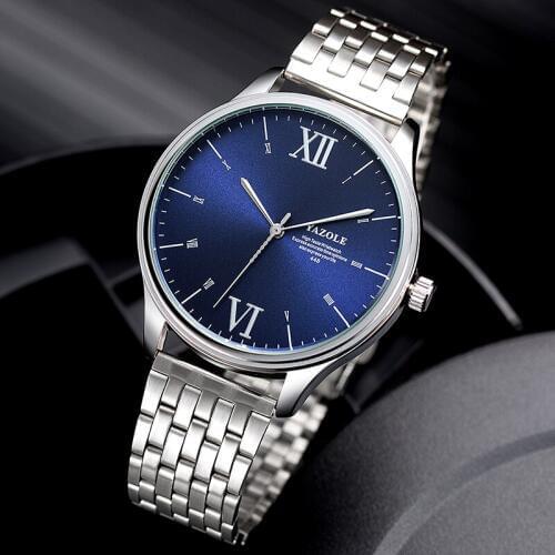 Luxury Brand YAZOLE Mens Watches Business Men Watch Waterproof Full Stainless Steel Quartz Male Clock Relogio Masculino