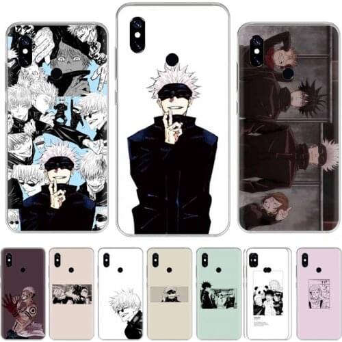 Jujutsu kaisen comic horror anime Phone Case For Xiaomi Redmi 7 9t 9se k20 mi8 max3 lite 9 note 8 9s 10 pro