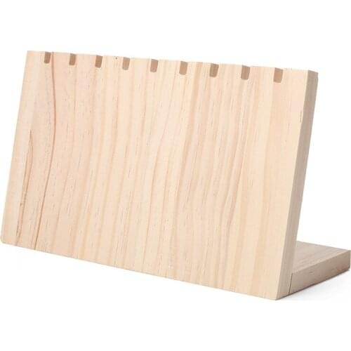Wooden Plank Necklace Jewelry Display Stand, Necklace Display Holder, Necklace Storage Holder, Jewelry Display Stand